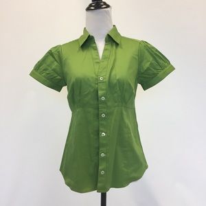 Banana republic green shirt